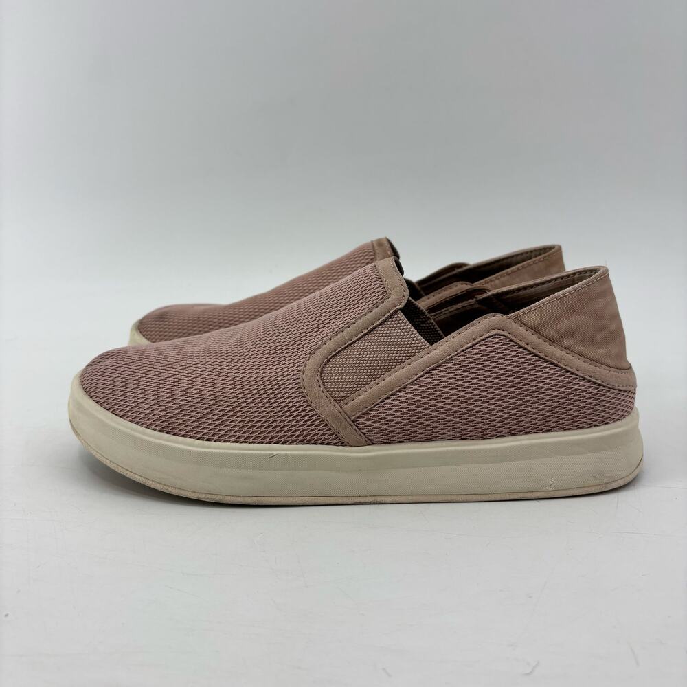 Olukai Ki'hele Womens Sz 7.5 Slip On Sneakers Pink Rose Dust
